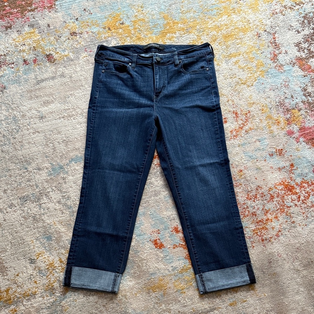 Liverpool Dark Blue Ankle Jeans